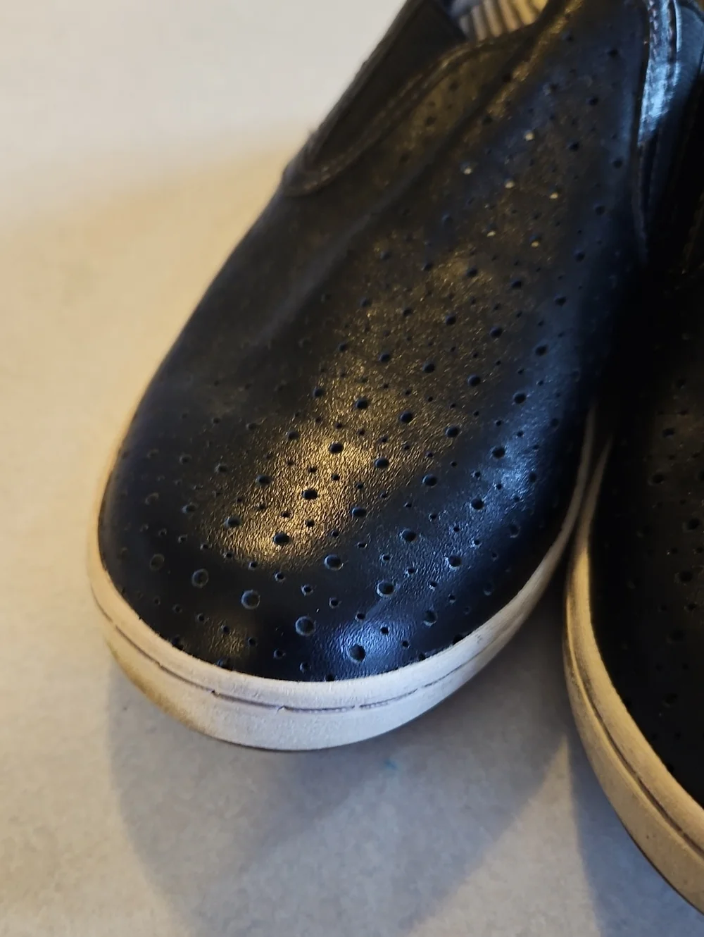 Taos Black Slip On Shoes